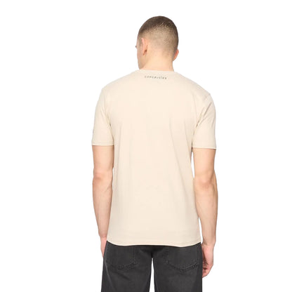 Light Stone - Back - Crosshatch Mens Wenfore T-Shirt