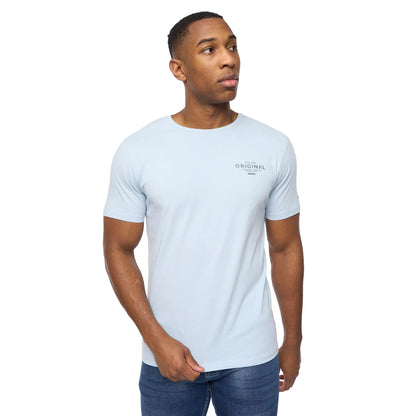 Sky Blue - Front - Crosshatch Mens Summevibe T-Shirt