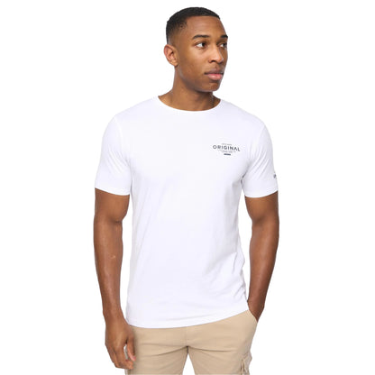 White - Front - Crosshatch Mens Summevibe T-Shirt