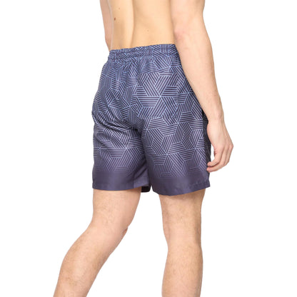 Navy - Back - Crosshatch Mens Layotta Swim Shorts