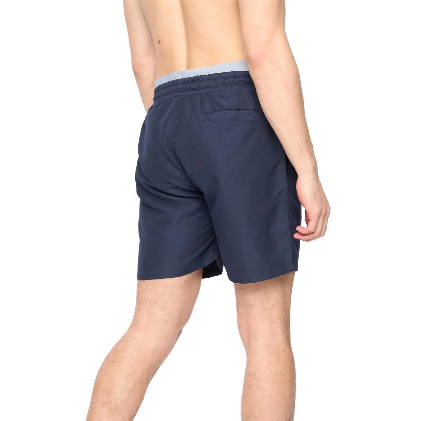 Denim Blue - Back - Crosshatch Mens Rembrants Swim Shorts