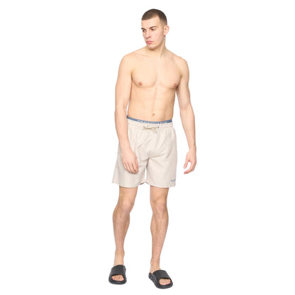 Light Stone - Side - Crosshatch Mens Rembrants Swim Shorts