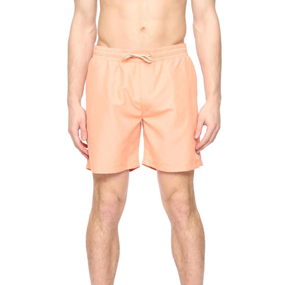 Coral - Front - Crosshatch Mens Wabasso Swim Shorts