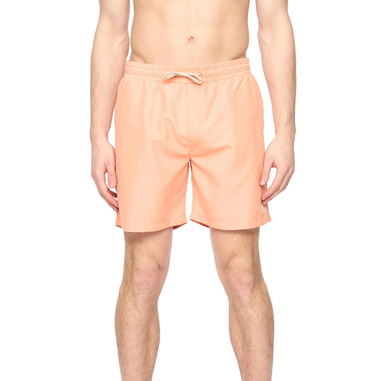 Coral - Front - Crosshatch Mens Wabasso Swim Shorts