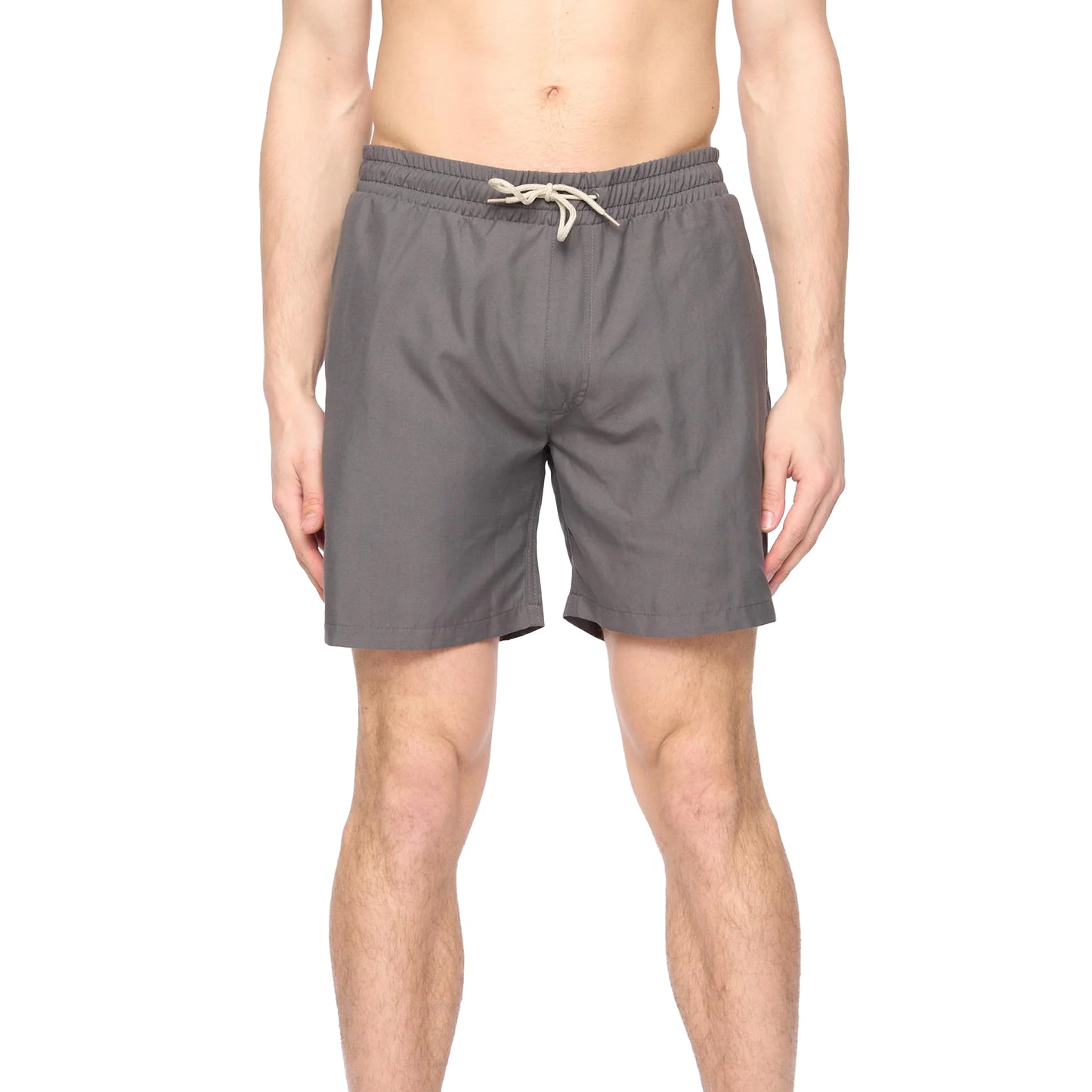 Charcoal - Front - Crosshatch Mens Wabasso Swim Shorts