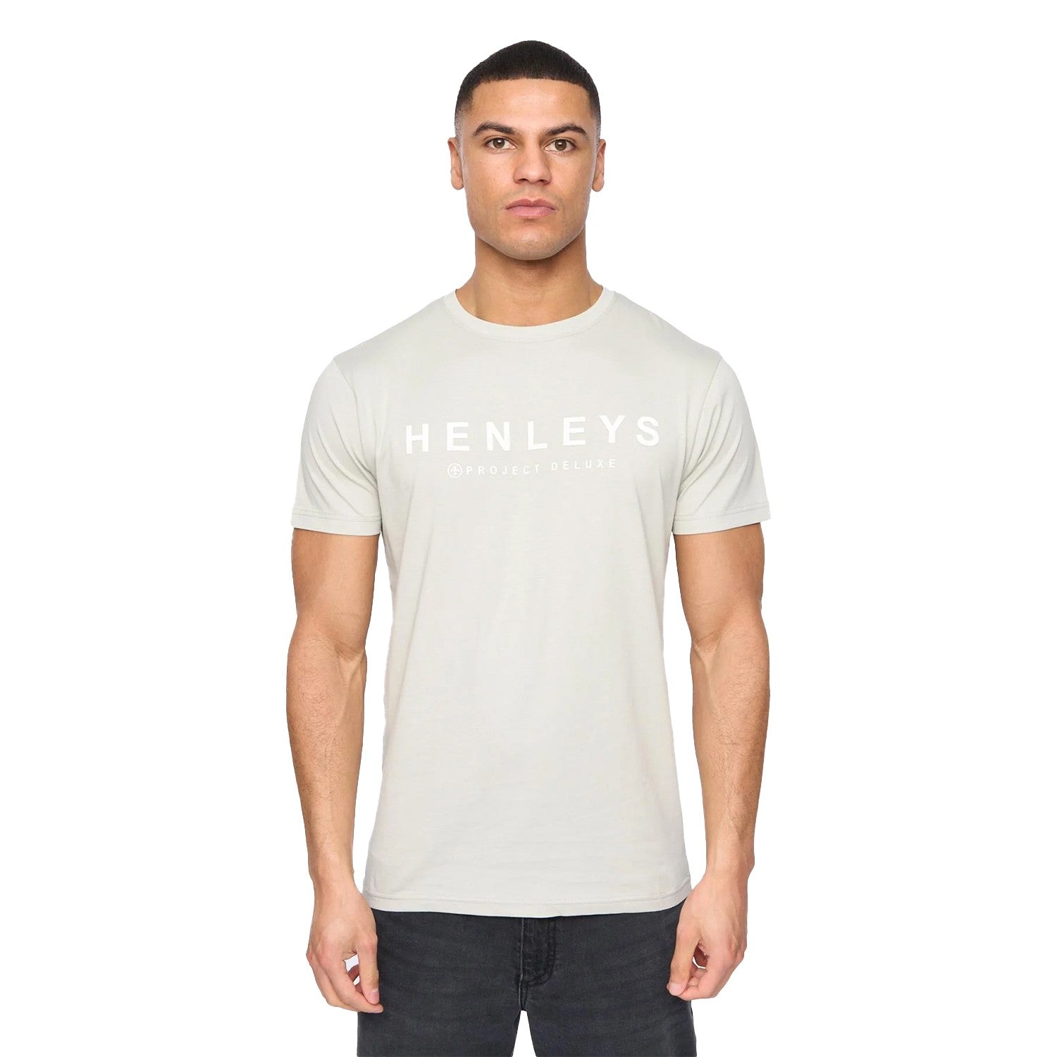Black-White-Light Beige-Blue-Navy - Lifestyle - Henleys Mens Hensleeve T-Shirt (Pack of 5)