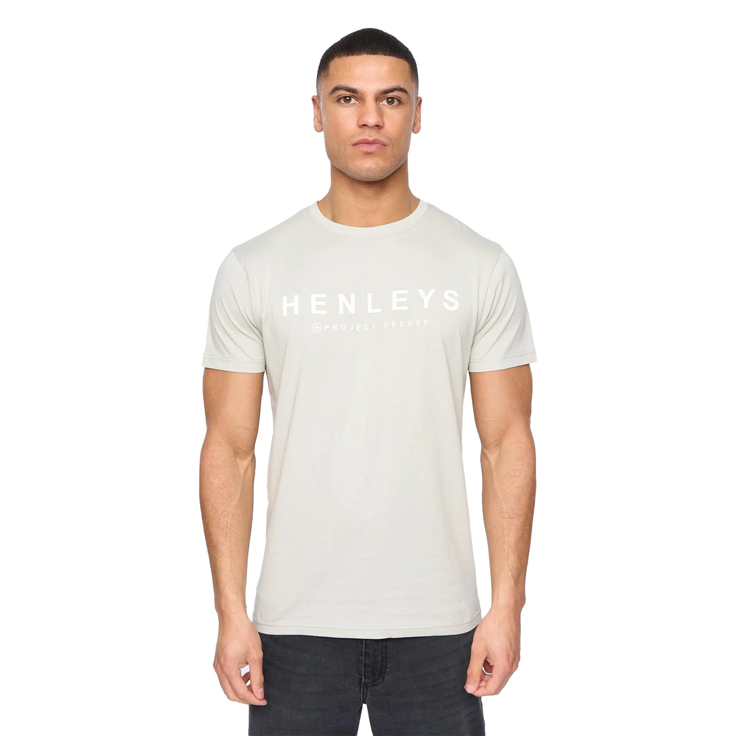 Black-Blue-White-Light Beige-Dark Blue - Lifestyle - Henleys Mens Henyfront T-Shirt (Pack of 5)