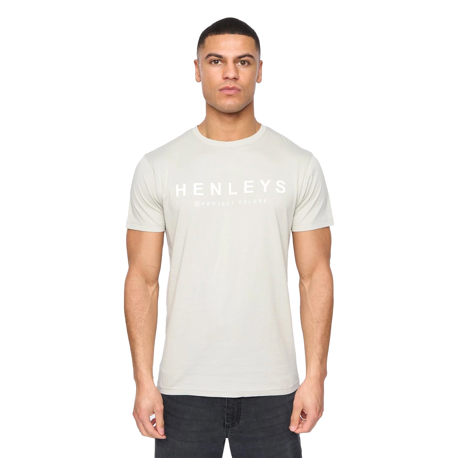 Black-Blue-White-Light Beige-Dark Blue - Lifestyle - Henleys Mens Henyfront T-Shirt (Pack of 5)