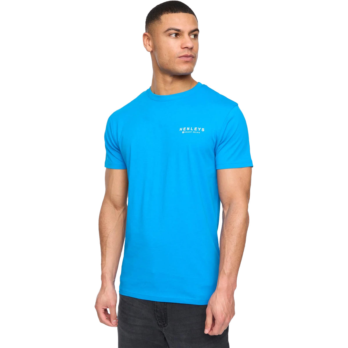 White-Blue-Black - Back - Henleys Mens Henycore T-Shirt (Pack of 3)