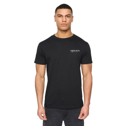White-Blue-Black - Side - Henleys Mens Henycore T-Shirt (Pack of 3)