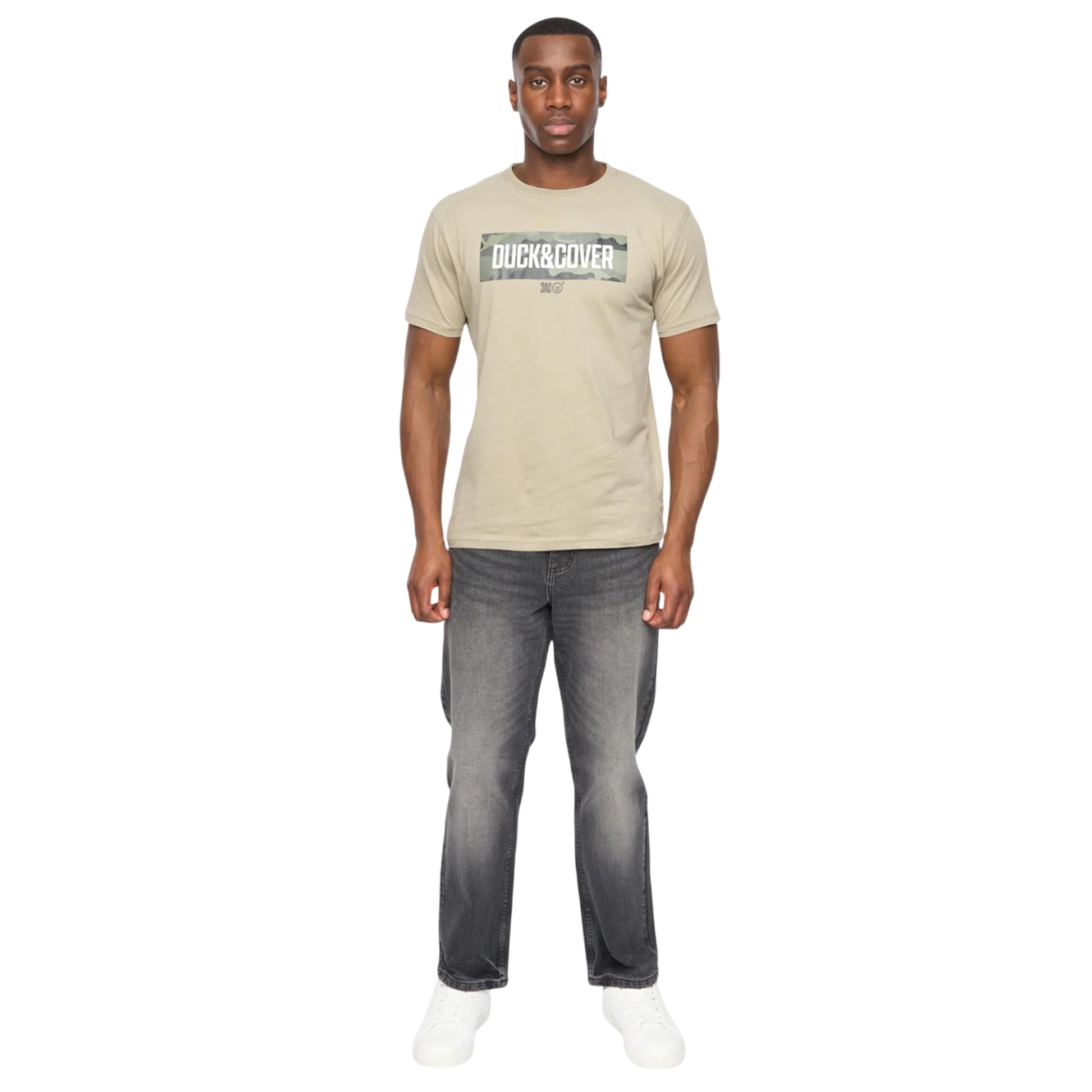 Sage - Side - Duck and Cover Mens Camotrax T-Shirt