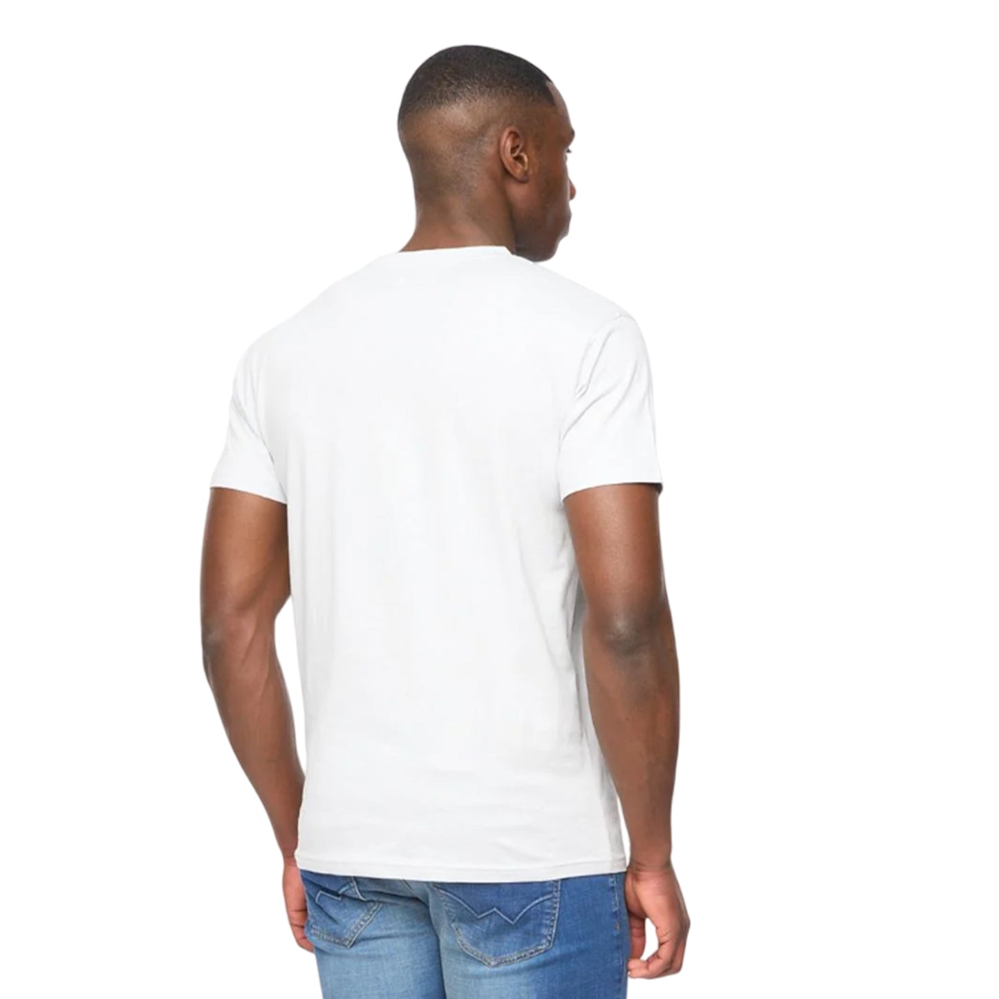 Light Blue - Back - Duck and Cover Mens Chamchee T-Shirt