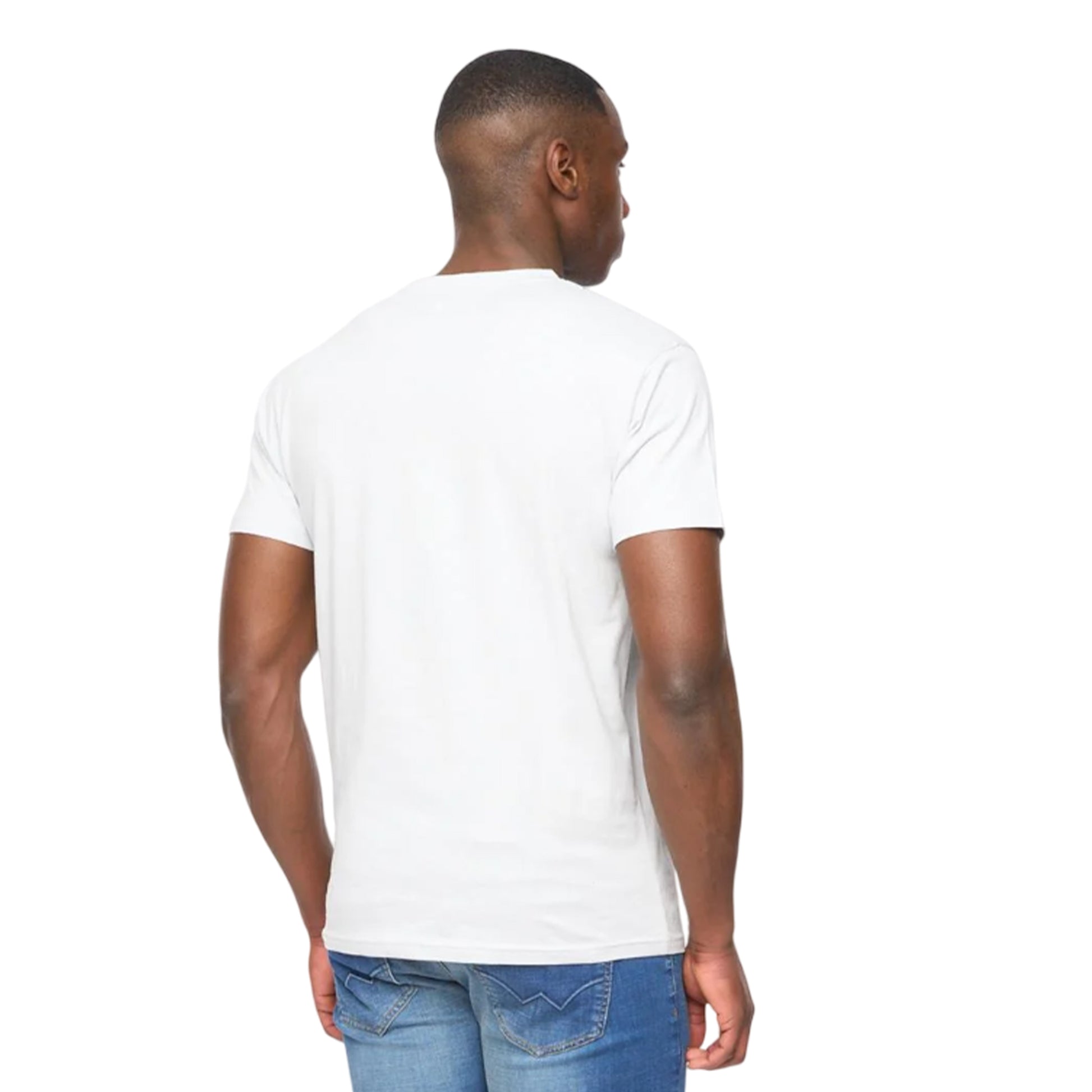 Light Blue - Back - Duck and Cover Mens Chamchee T-Shirt