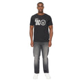 Black - Side - Duck and Cover Mens Dacstee T-Shirt