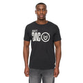 Black - Front - Duck and Cover Mens Dacstee T-Shirt