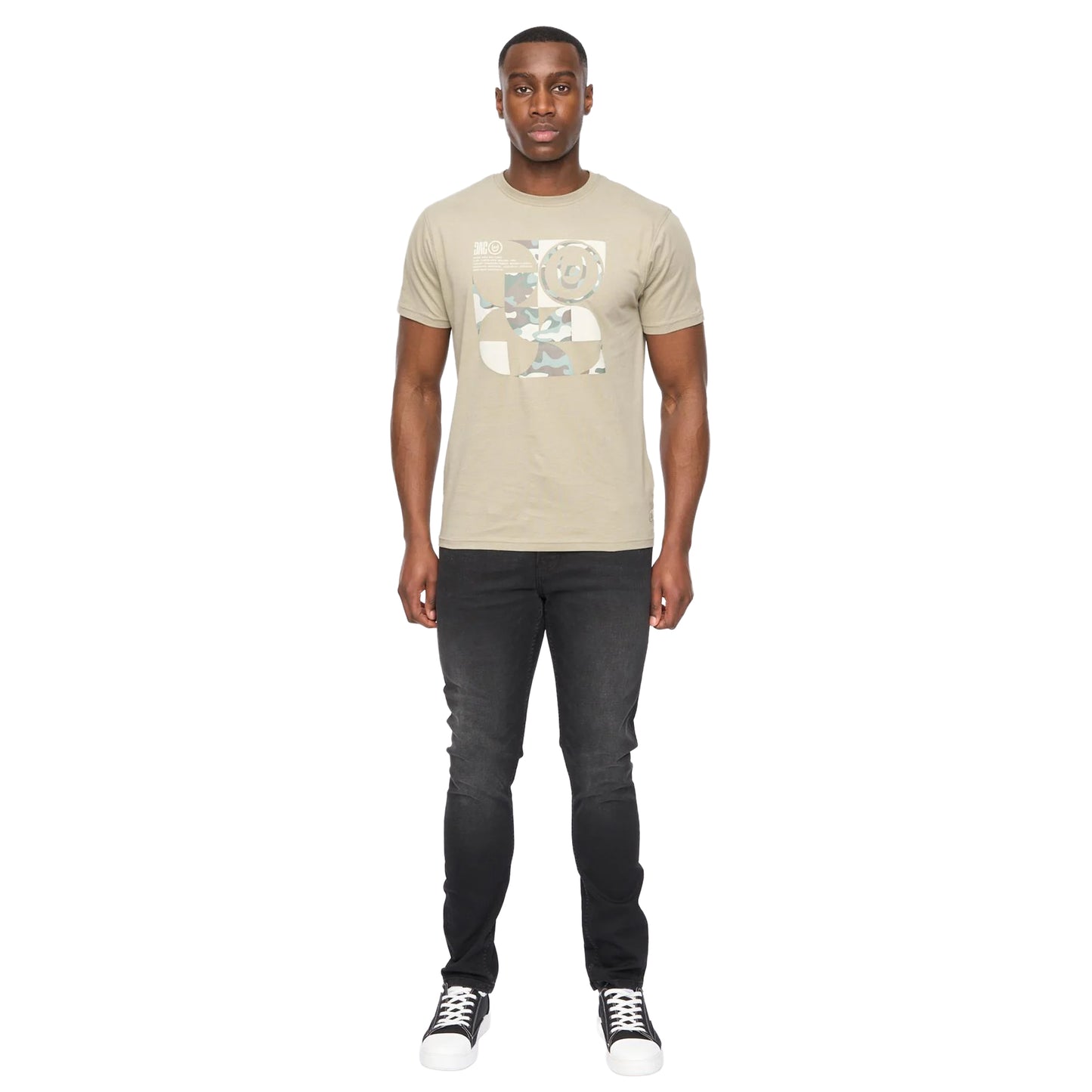Sage - Side - Duck and Cover Mens Camshapes T-Shirt