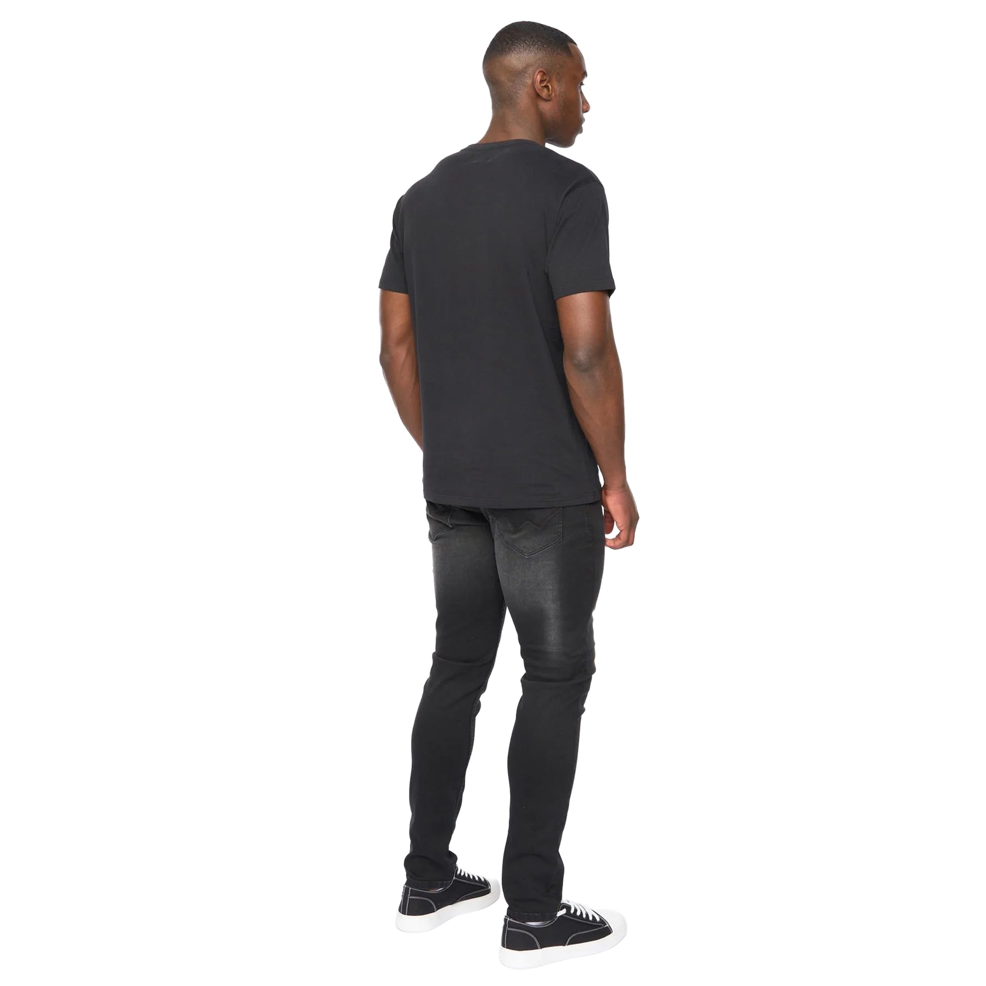 Black - Back - Duck and Cover Mens Bloxx T-Shirt