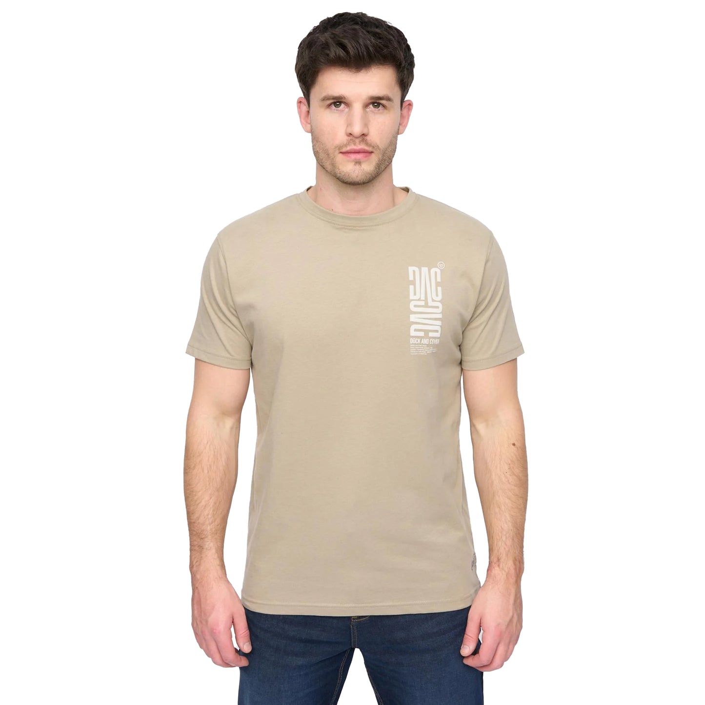 Light Sage - Front - Duck and Cover Mens Tremake T-Shirt