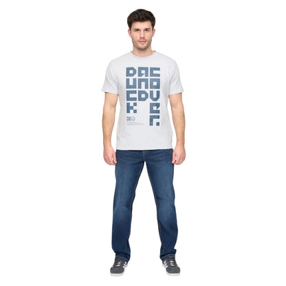 Light Blue - Pack Shot - Duck and Cover Mens Squarelarge T-Shirt