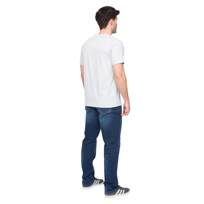 Light Blue - Back - Duck and Cover Mens Squarelarge T-Shirt