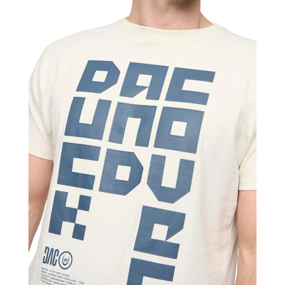 Off White - Side - Duck and Cover Mens Squarelarge T-Shirt