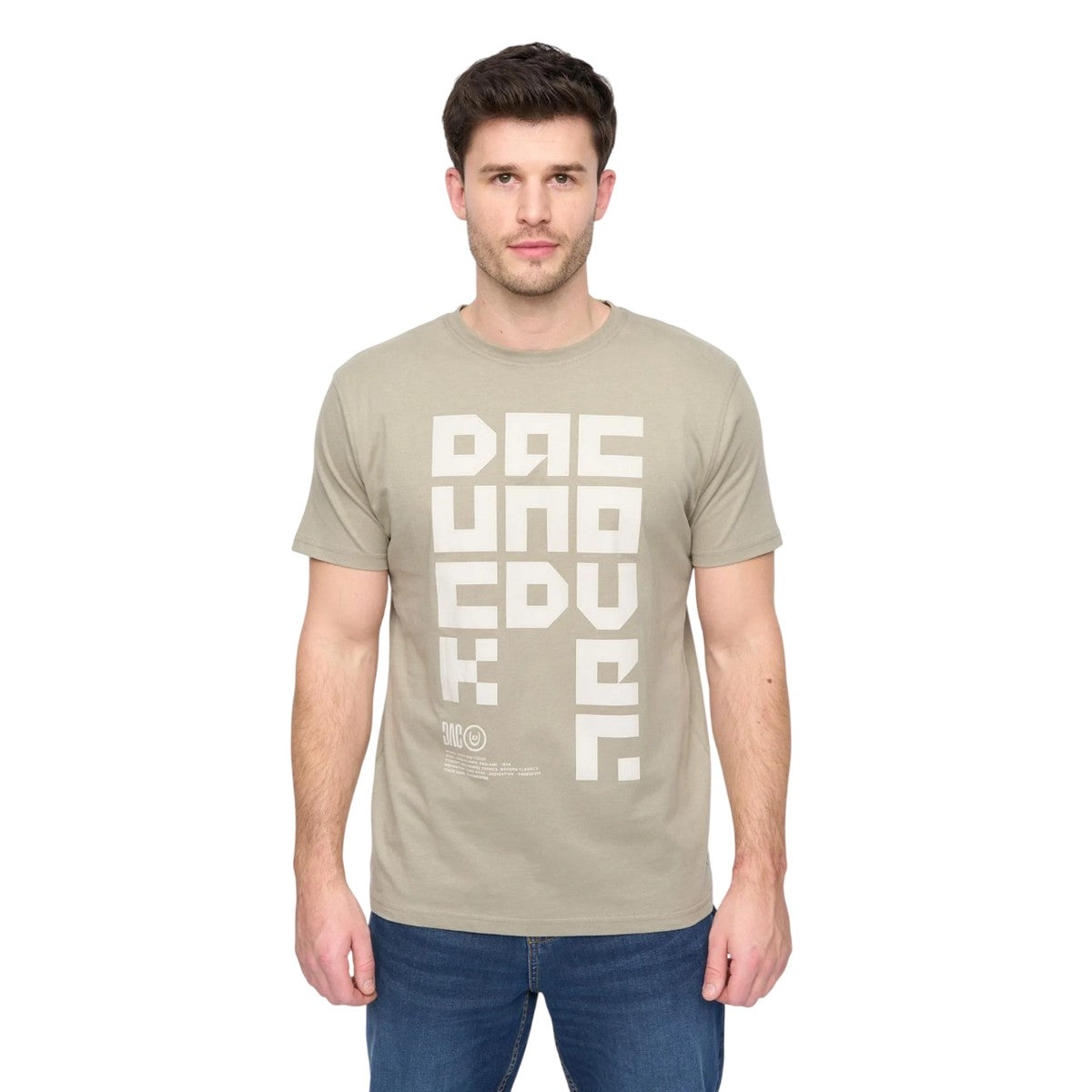 Sage - Front - Duck and Cover Mens Squarelarge T-Shirt