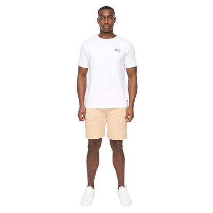 White - Pack Shot - Duck and Cover Mens Simplex T-Shirt