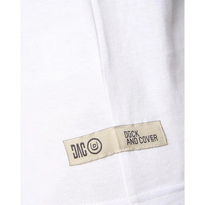 White - Lifestyle - Duck and Cover Mens Simplex T-Shirt