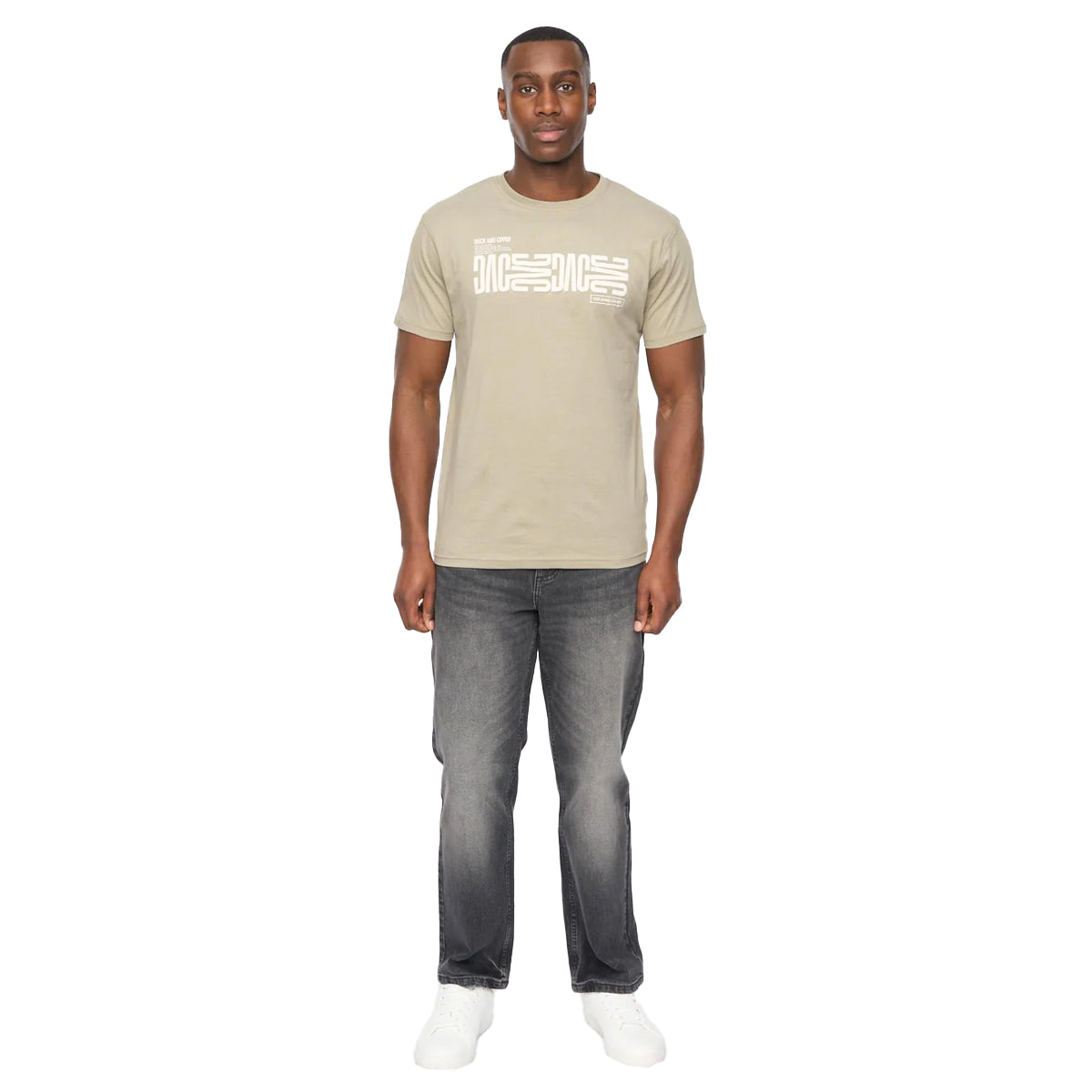 Sage - Side - Duck and Cover Mens Trentmore T-Shirt