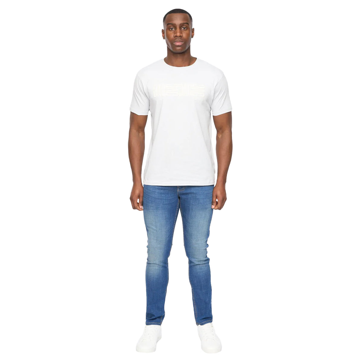 Light Blue - Side - Duck and Cover Mens Trentmore T-Shirt