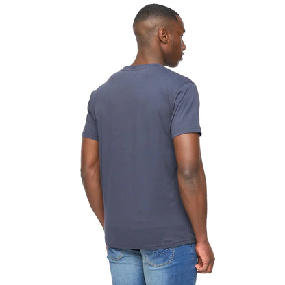 Dark Navy - Back - Duck and Cover Mens Pittifore T-Shirt