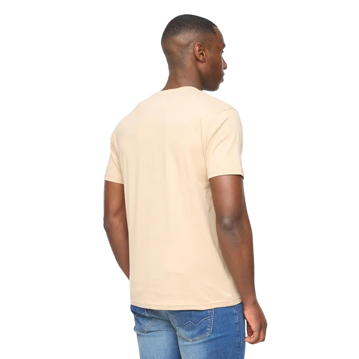 Stone - Back - Duck and Cover Mens Pittifore T-Shirt