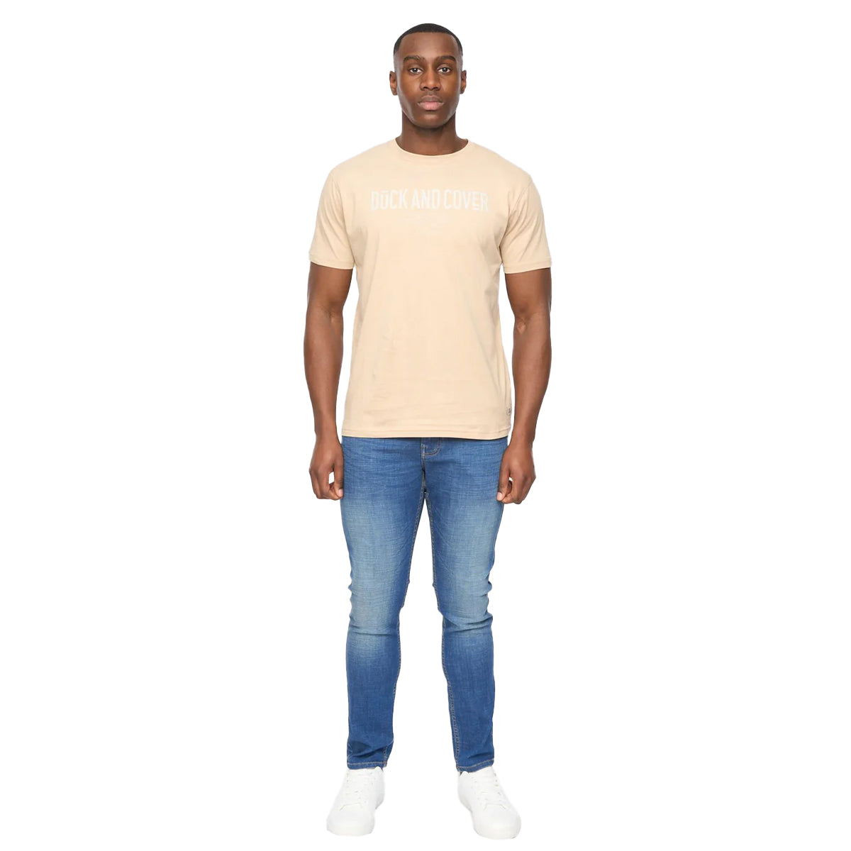 Stone - Side - Duck and Cover Mens Pittifore T-Shirt
