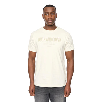 Off White - Front - Duck and Cover Mens Pittifore T-Shirt