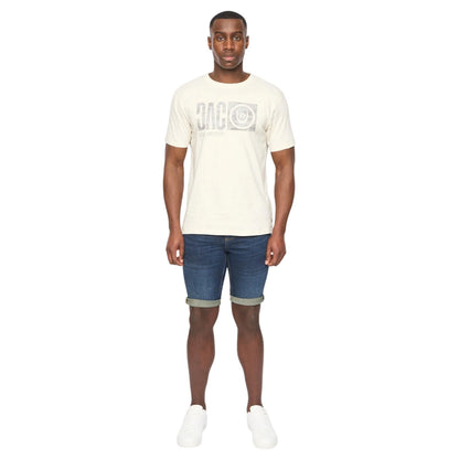 Off White - Pack Shot - Duck and Cover Mens Hexocamo T-Shirt
