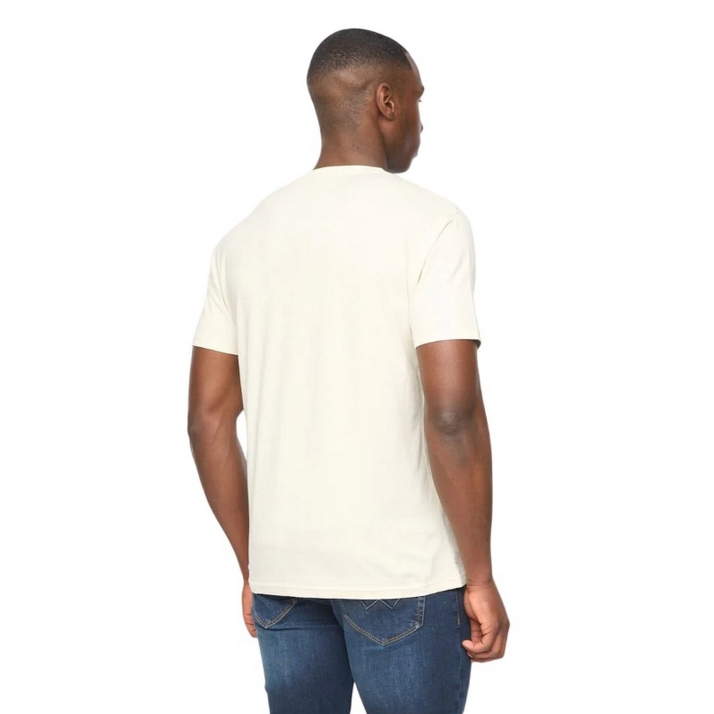 Off White - Back - Duck and Cover Mens Hexocamo T-Shirt