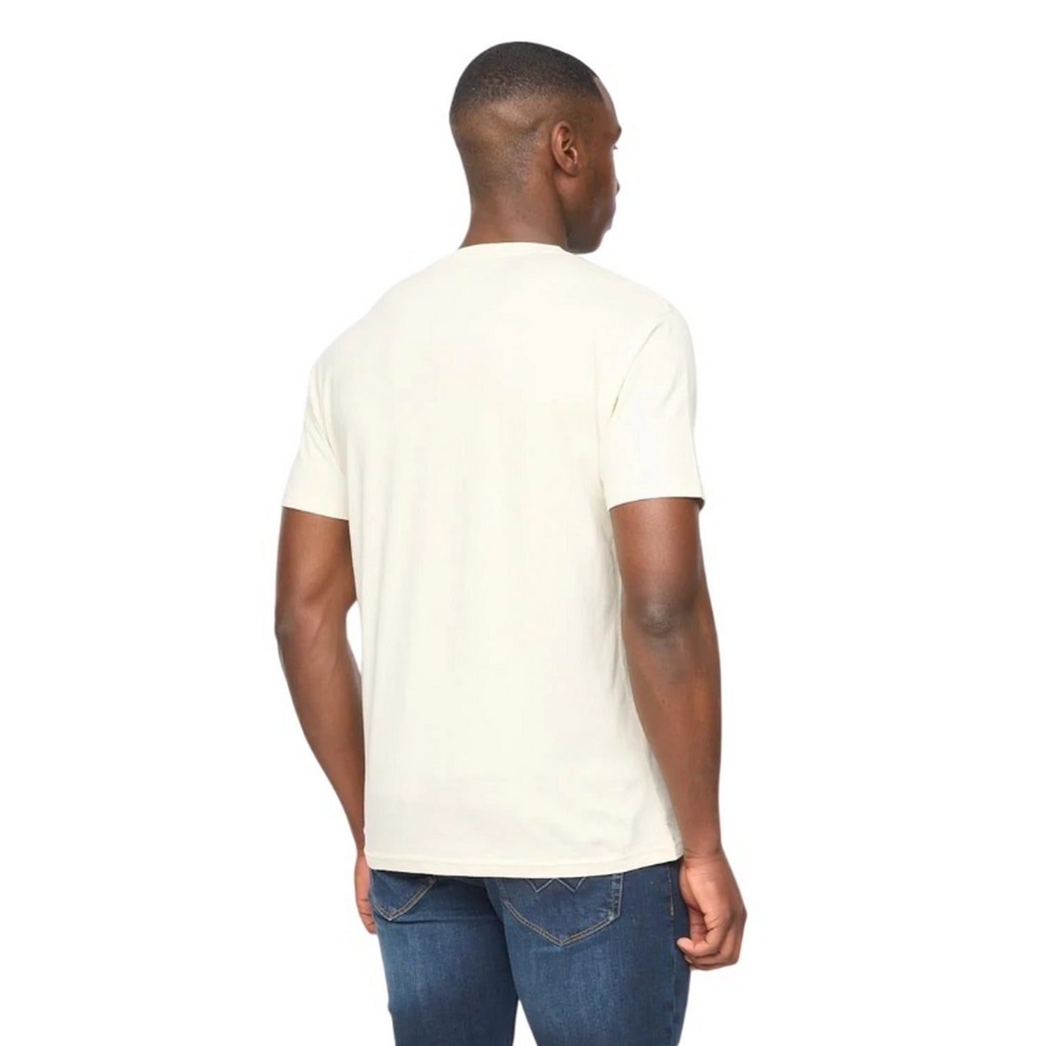 Off White - Back - Duck and Cover Mens Hexocamo T-Shirt