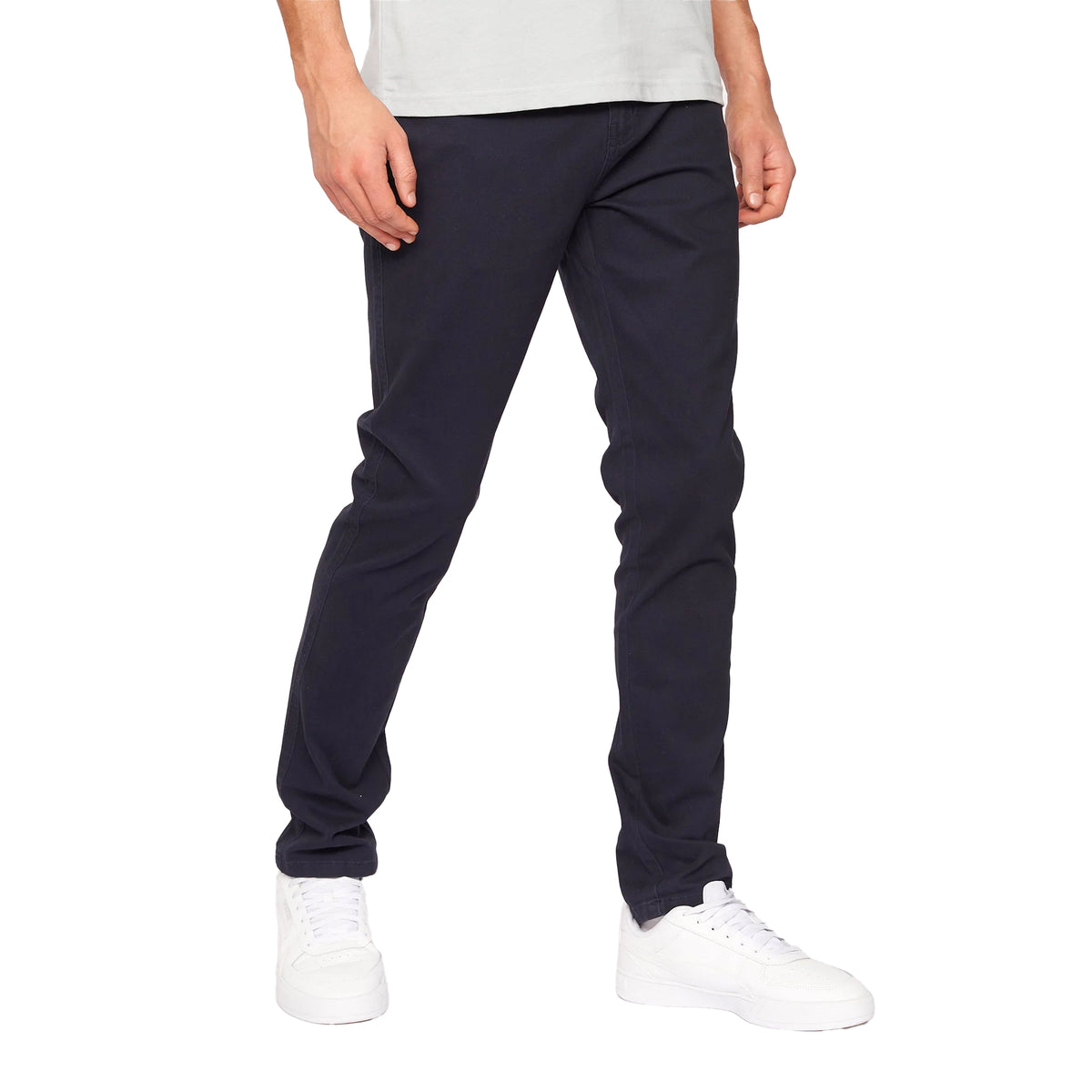 Navy - Pack Shot - Crosshatch Mens Roysden Chinos
