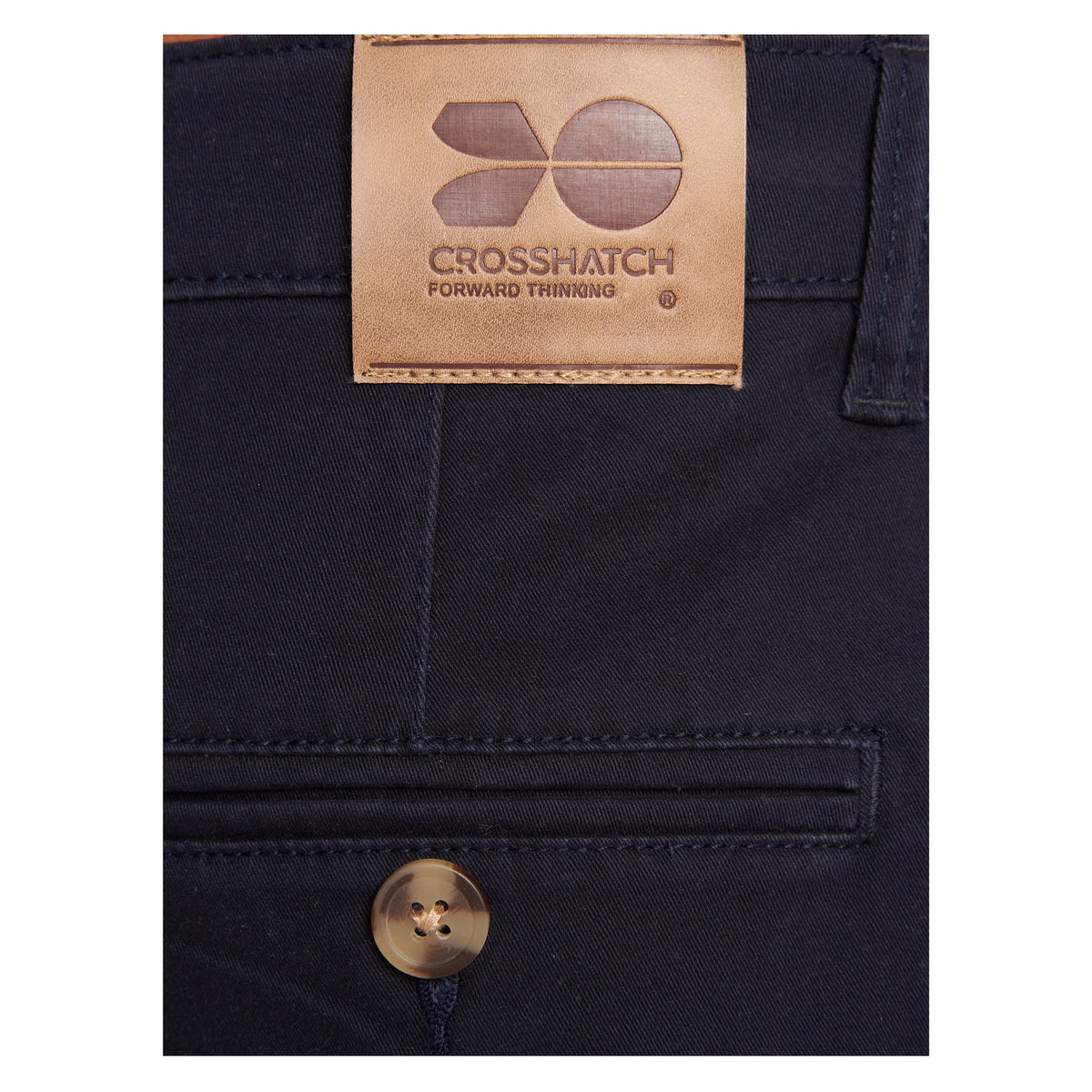 Navy - Lifestyle - Crosshatch Mens Roysden Chinos