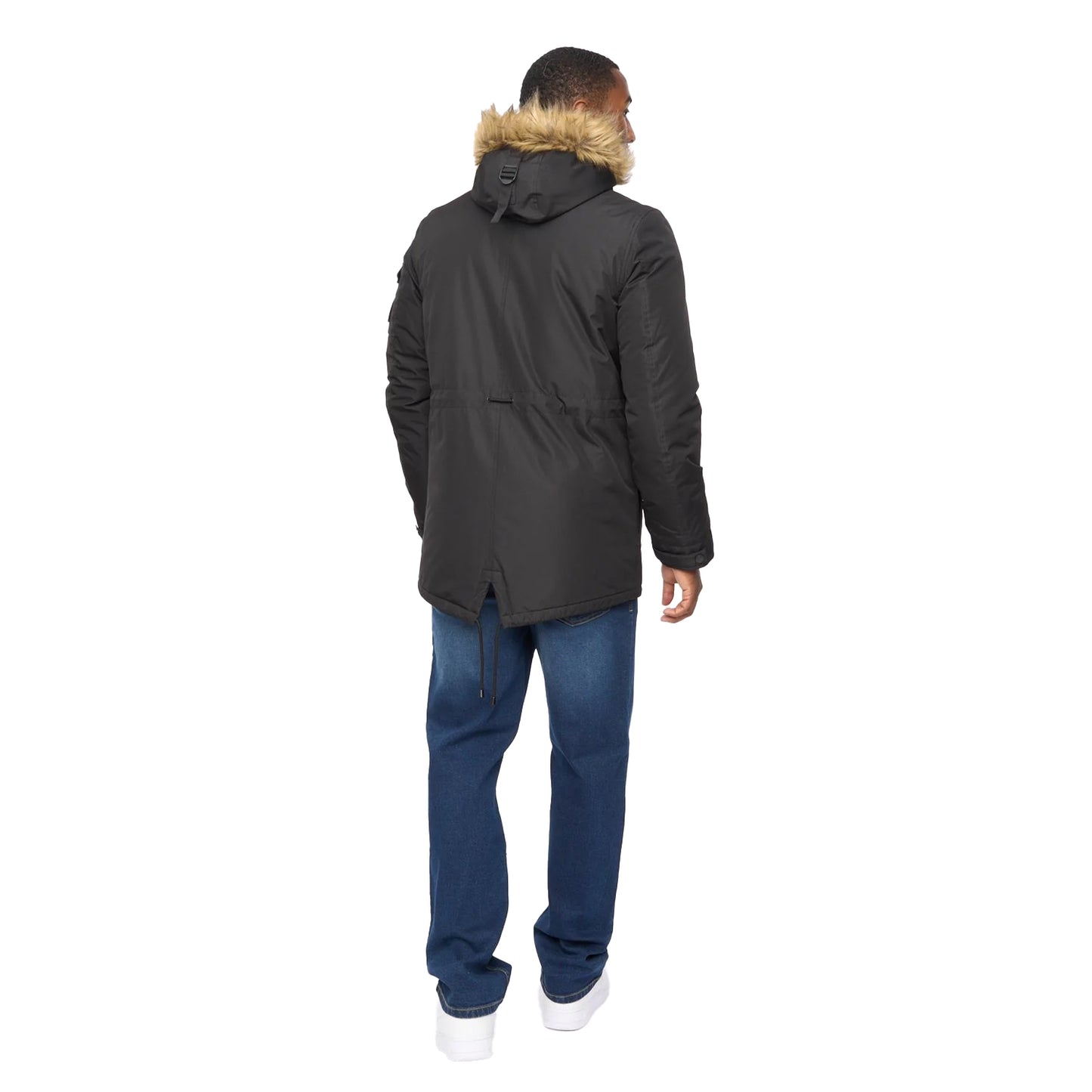 Black - Back - Crosshatch Mens Parkmoore MVE Parka