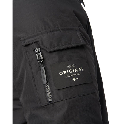 Black - Lifestyle - Crosshatch Mens Parkmoore MVE Parka