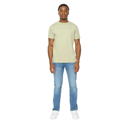 Stone Wash - Lifestyle - Duck and Cover Mens Janstar Straight Leg Jeans