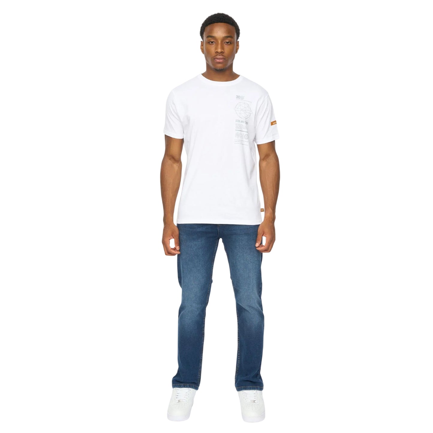 Dark Wash - Lifestyle - Duck and Cover Mens Janstar Straight Leg Jeans