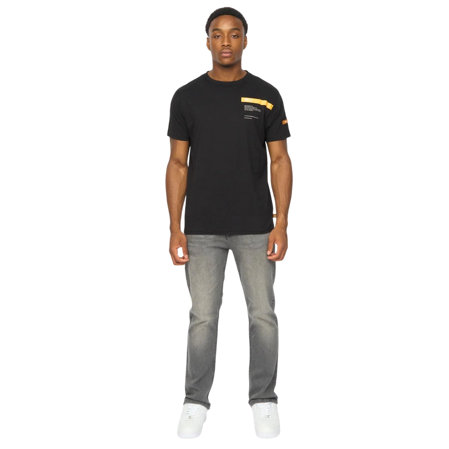 Grey - Lifestyle - Duck and Cover Mens Janstar Straight Leg Jeans
