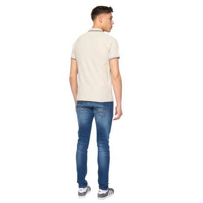 Off White - Pack Shot - Duck and Cover Mens Melports Polo Shirt