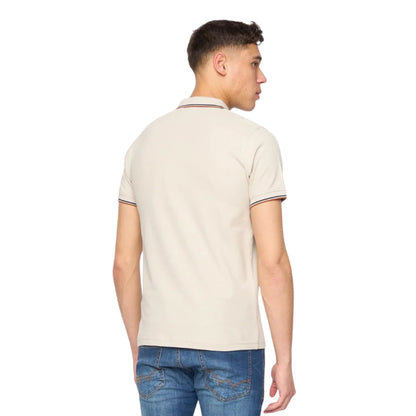 Off White - Back - Duck and Cover Mens Melports Polo Shirt