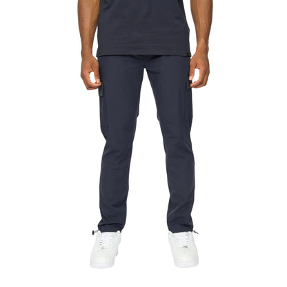 Navy - Front - Duck and Cover Mens Clatslare Combat Trousers