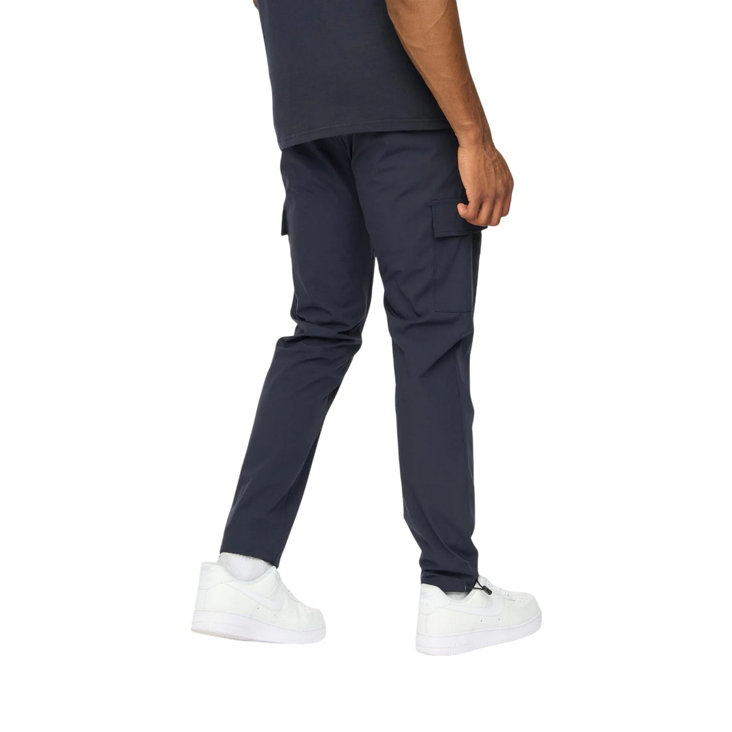 Navy - Back - Duck and Cover Mens Clatslare Combat Trousers
