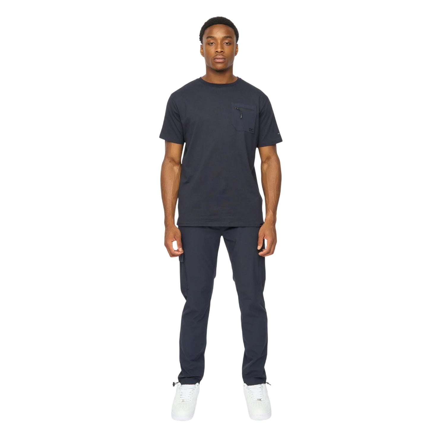Navy - Side - Duck and Cover Mens Clatslare Combat Trousers