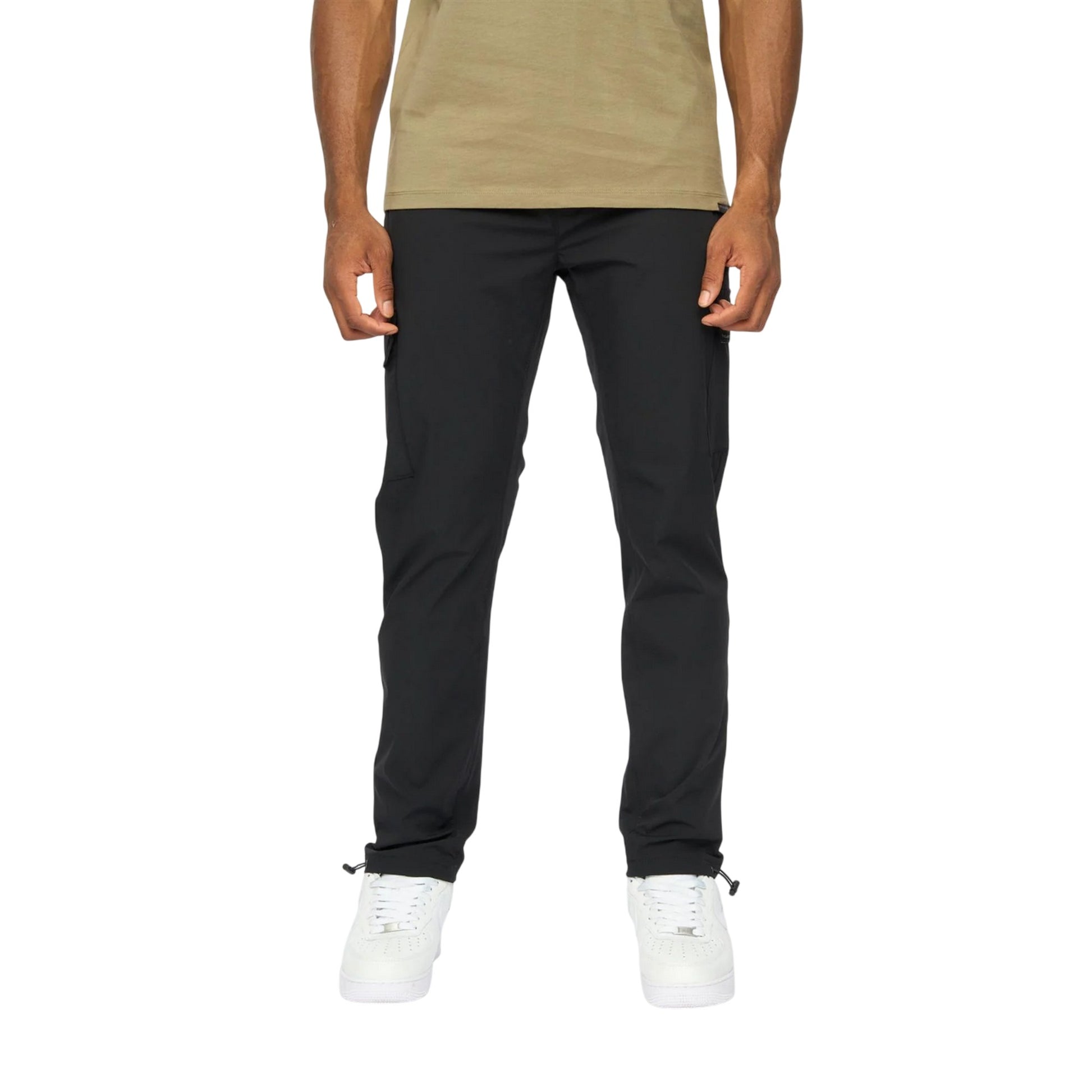 Black - Front - Duck and Cover Mens Clatslare Combat Trousers